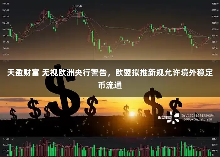 天盈财富 无视欧洲央行警告，欧盟拟推新规允许境外稳定币流通